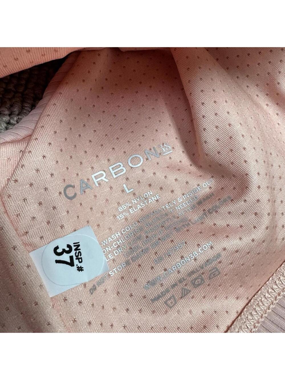 Carbon38 Sports Bra Pink Women’s Size Large - Picture 6 of 10